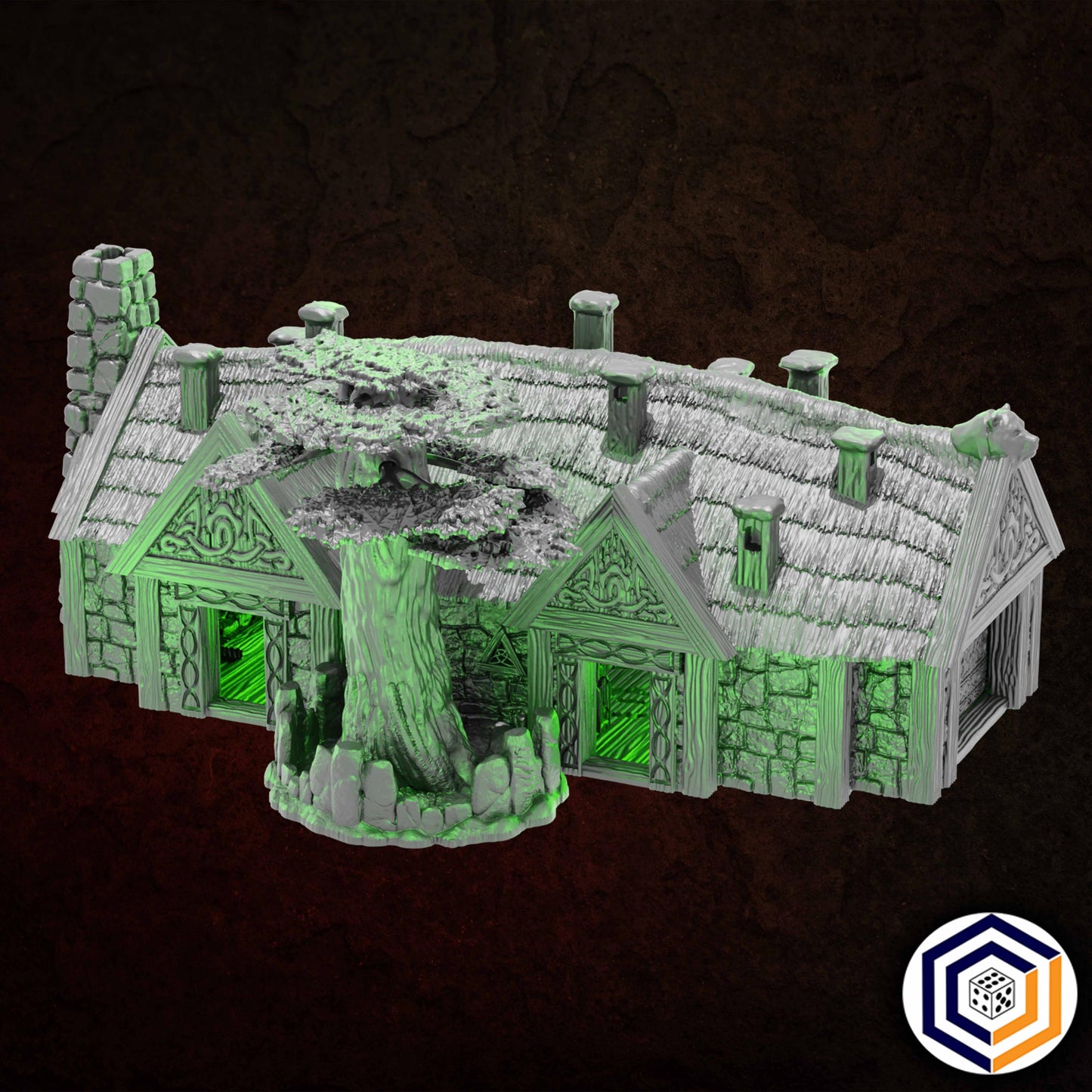 Bear Lord Bear House - Realm of the Bear Lord - 3D Printed Wargaming Terrain (Conquest Creations)