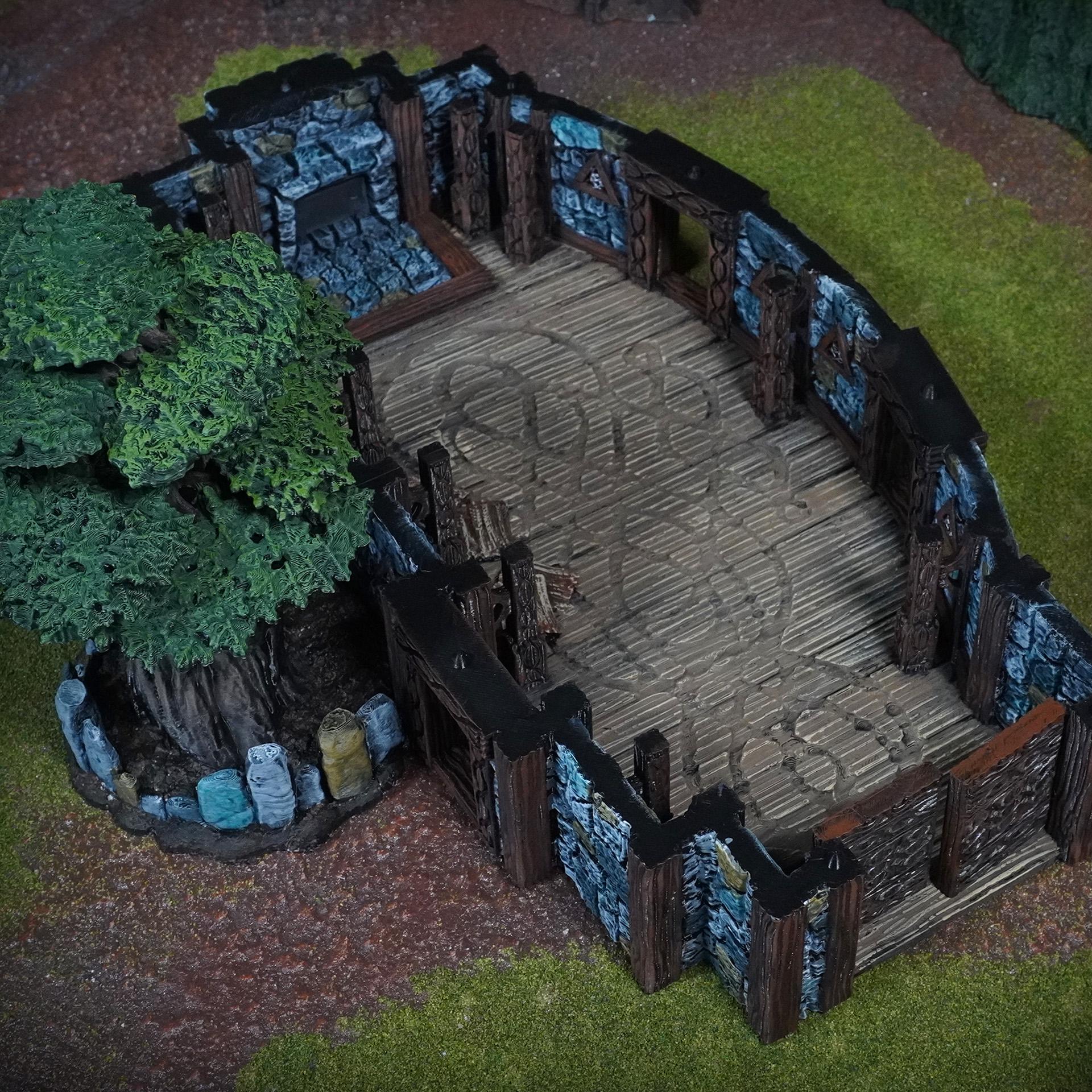 Bear Lord Bear House - Realm of the Bear Lord - 3D Printed Wargaming Terrain (Conquest Creations)