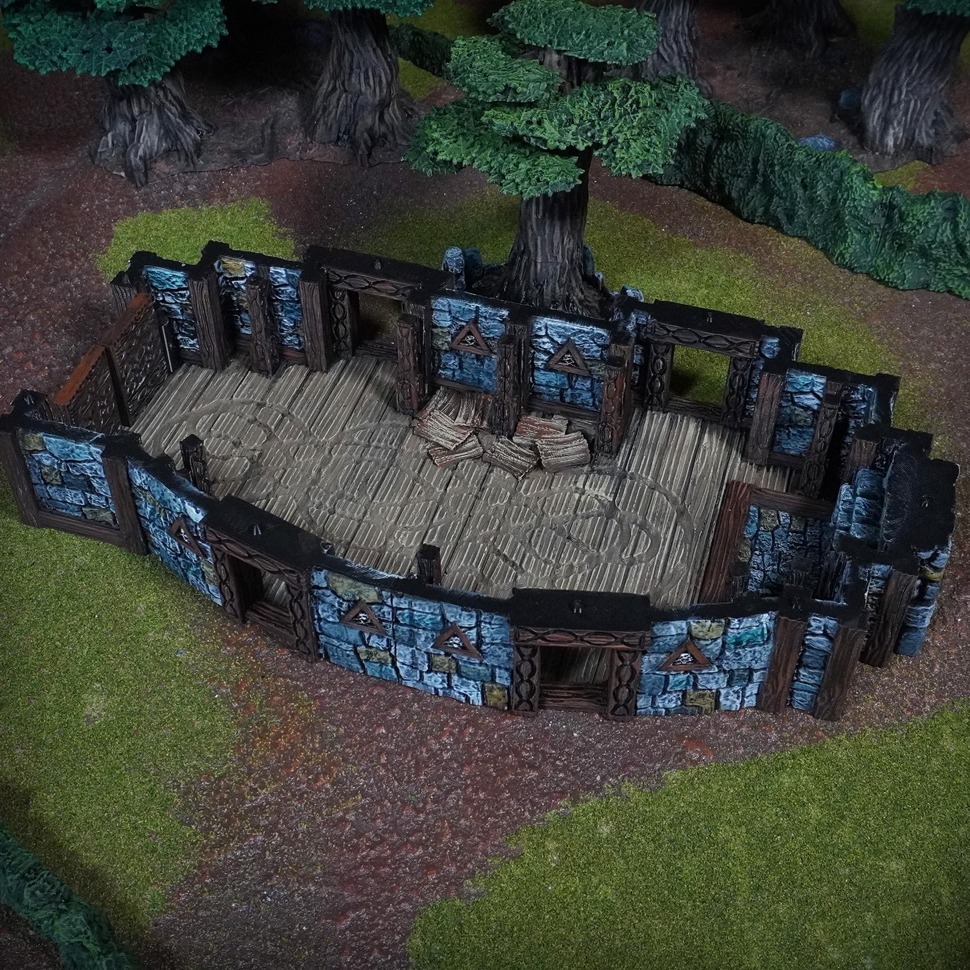 Bear Lord Bear House - Realm of the Bear Lord - 3D Printed Wargaming Terrain (Conquest Creations)