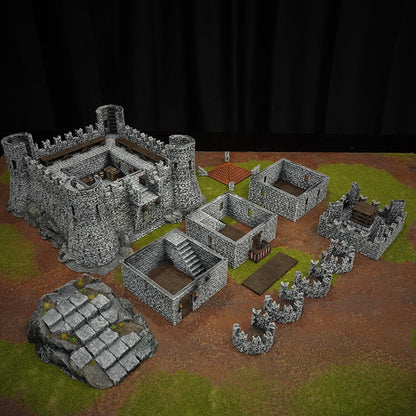 Castle of the Beacon - 3D Printed Wargaming Terrain (Conquest Creations)