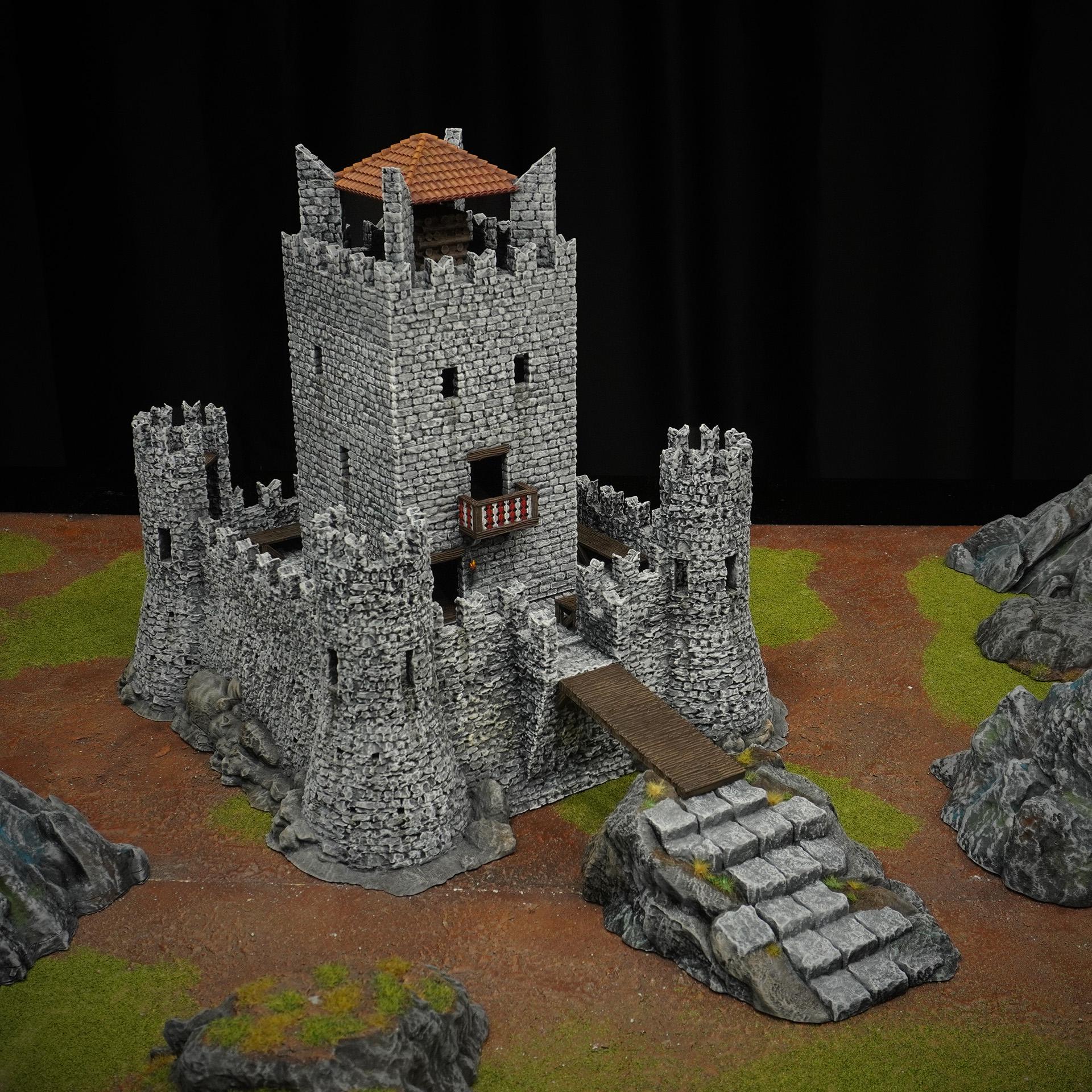 Castle of the Beacon - 3D Printed Wargaming Terrain (Conquest Creations)