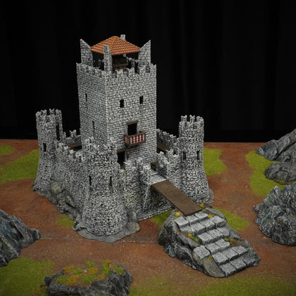 Castle of the Beacon - 3D Printed Wargaming Terrain (Conquest Creations)