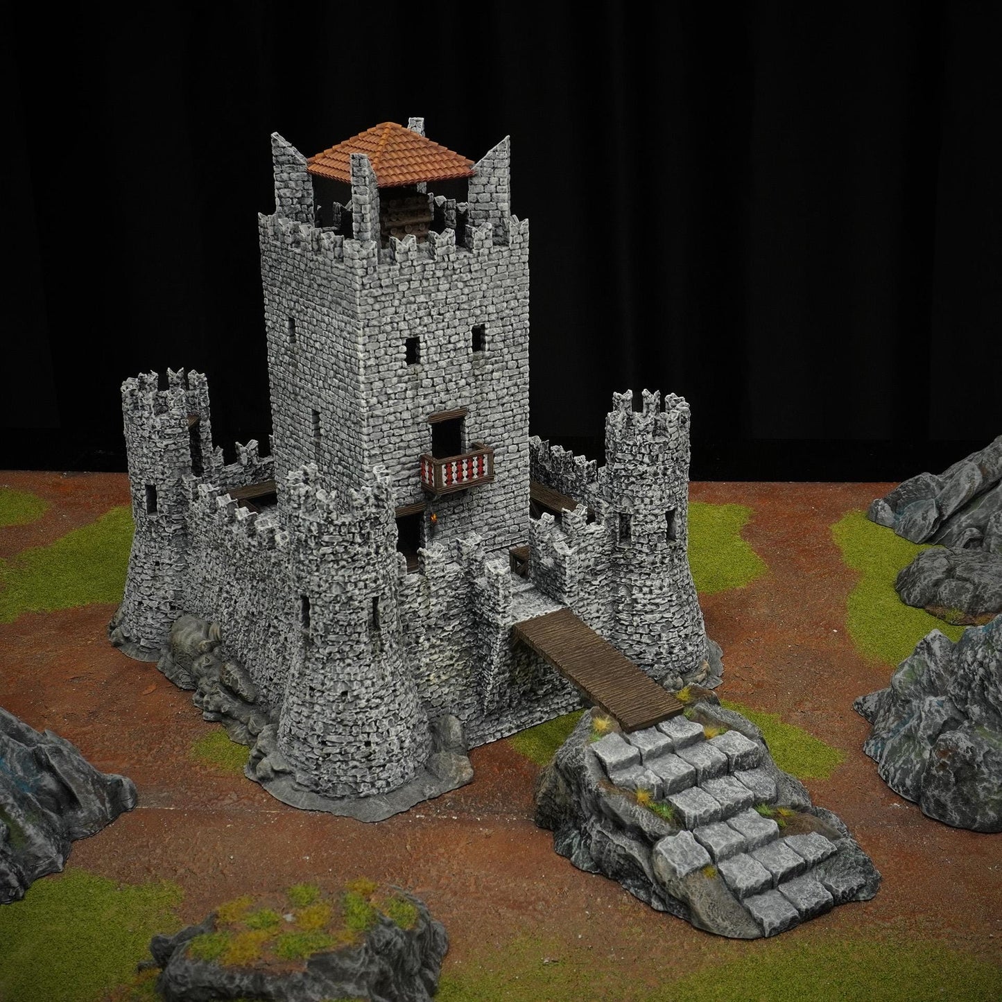 Castle of the Beacon Full Set - 3D Printed Wargaming Terrain (Conquest Creations)