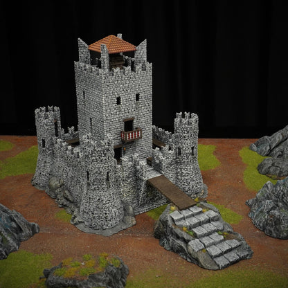 Castle of the Beacon Full Set - 3D Printed Wargaming Terrain (Conquest Creations)
