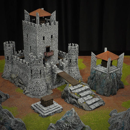Castle of the Beacon Full Set - 3D Printed Wargaming Terrain (Conquest Creations)