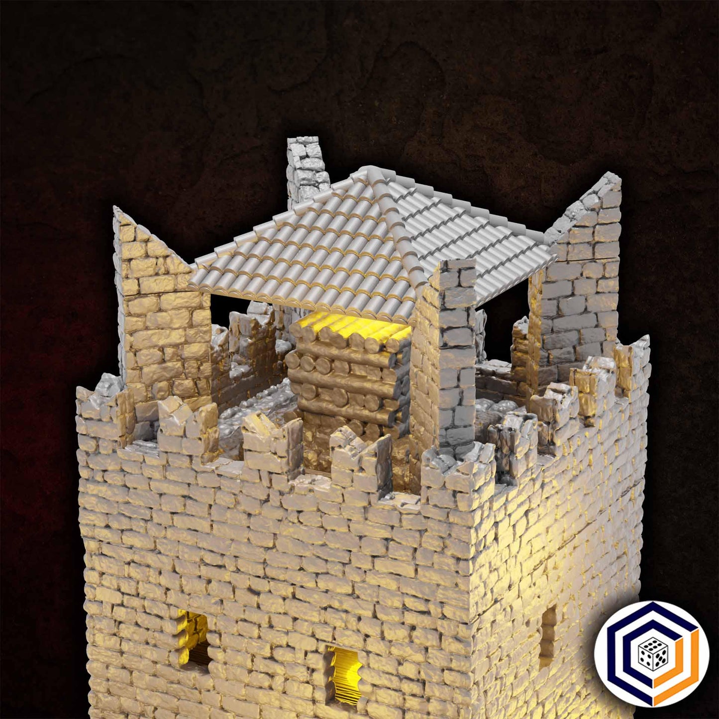 Castle of the Beacon - 3D Printed Wargaming Terrain (Conquest Creations)