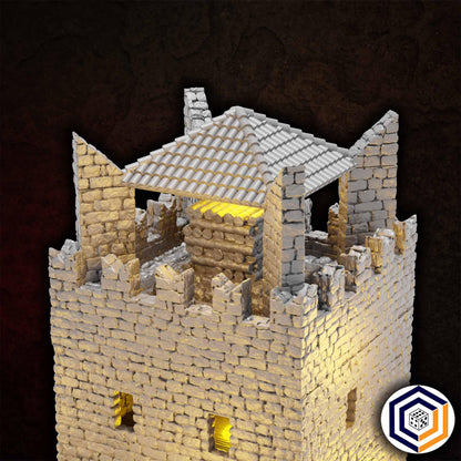 Castle of the Beacon - 3D Printed Wargaming Terrain (Conquest Creations)