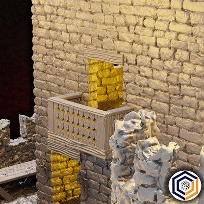 Castle of the Beacon - 3D Printed Wargaming Terrain (Conquest Creations)