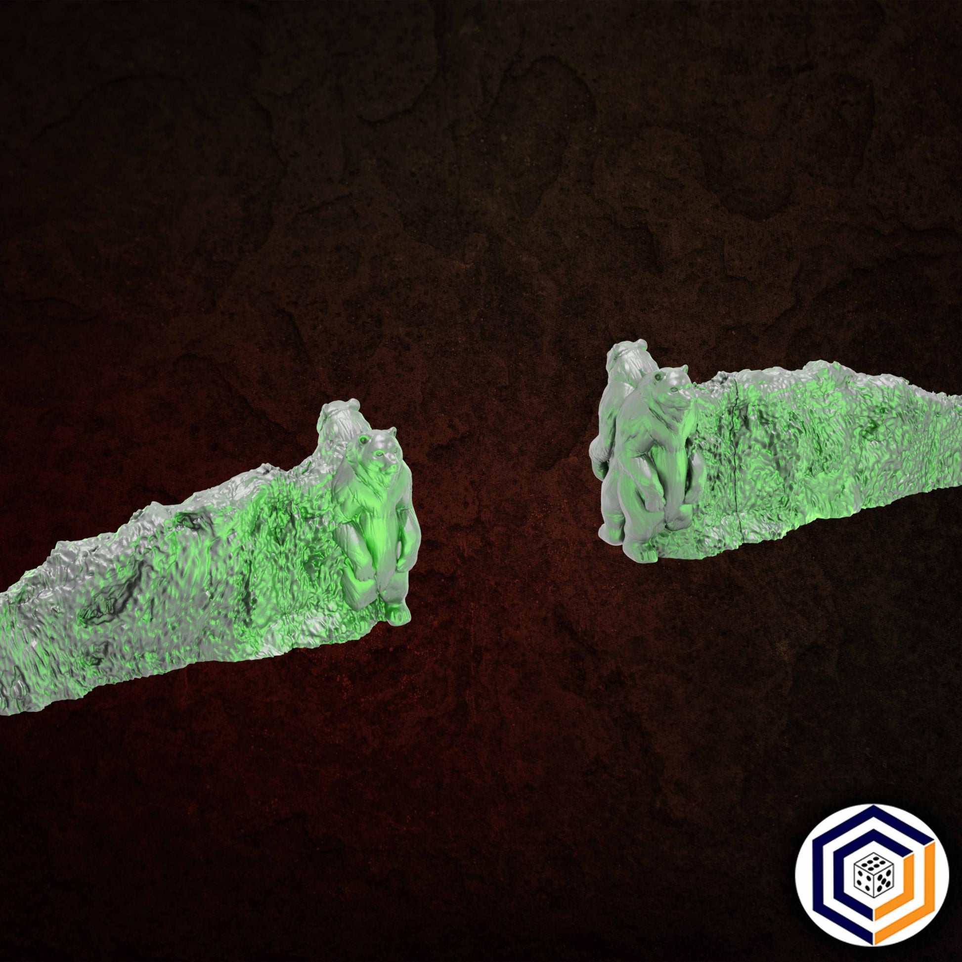 Bear Lord Hedge Terrain Bundle - Realm of the Bear Lord - 3D Printed Wargaming Terrain (Conquest Creations)