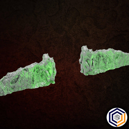 Bear Lord Hedge Terrain Bundle - Realm of the Bear Lord - 3D Printed Wargaming Terrain (Conquest Creations)