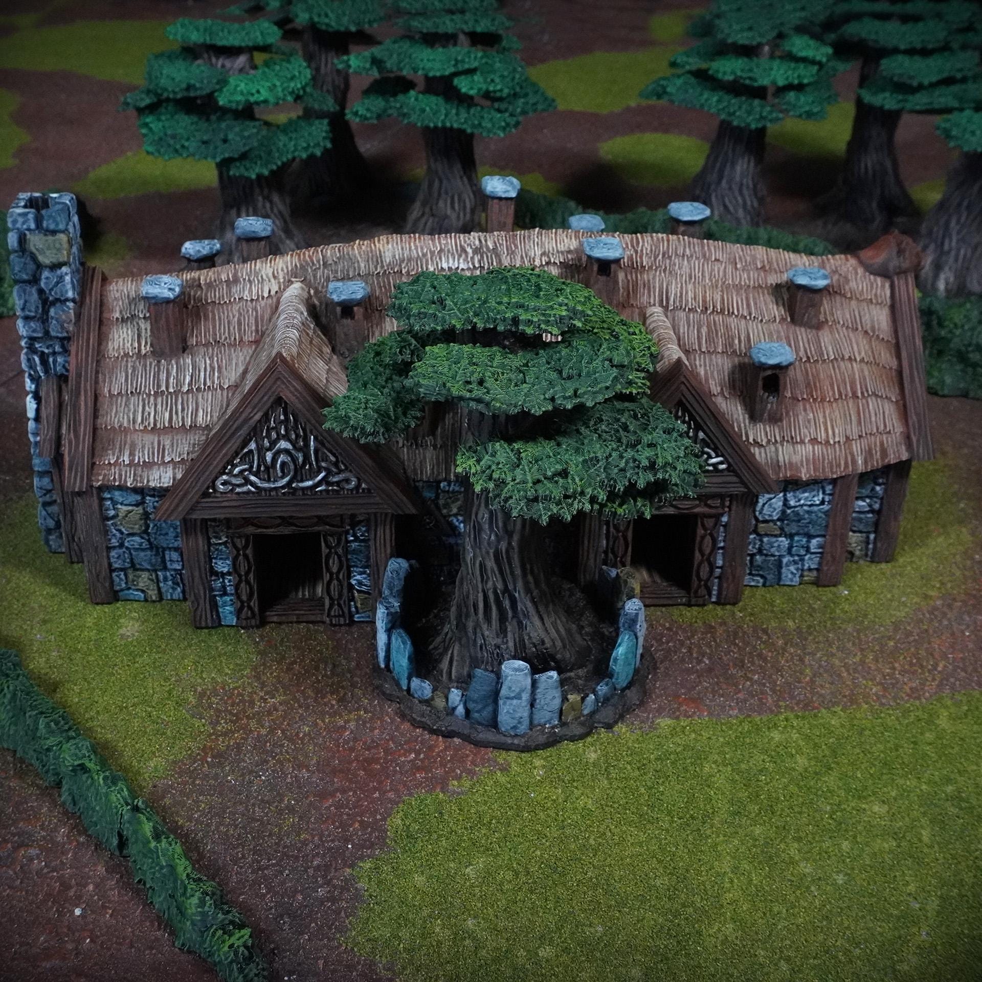 Bear Lord Bear House - Realm of the Bear Lord - 3D Printed Wargaming Terrain (Conquest Creations)