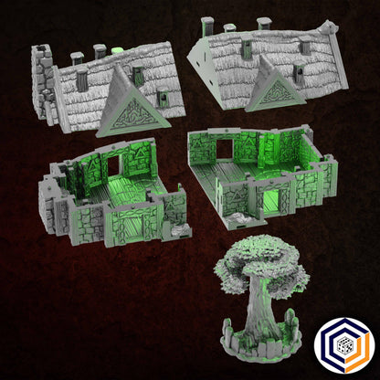 Bear Lord Bear House - Realm of the Bear Lord - 3D Printed Wargaming Terrain (Conquest Creations)