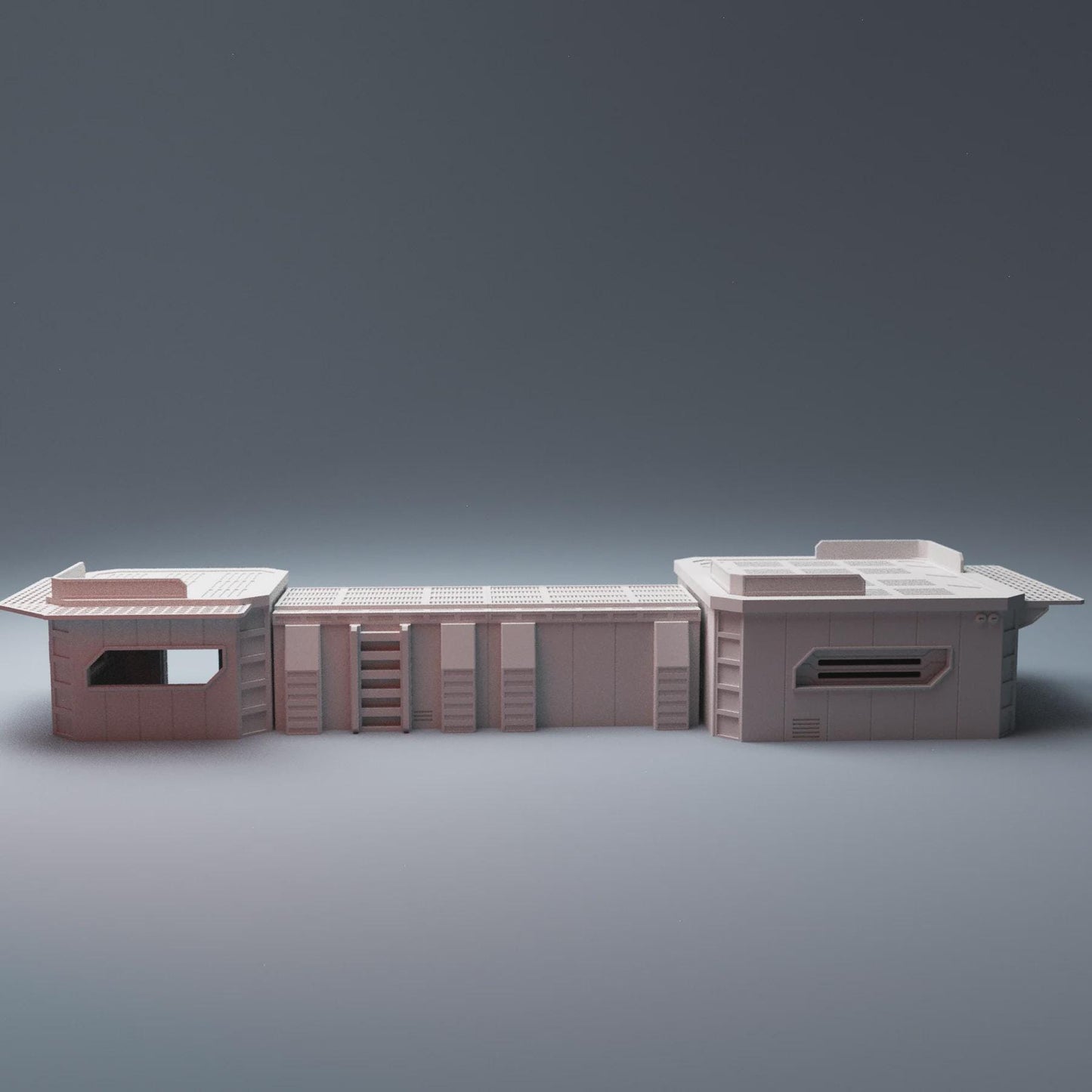 Sci-fi Command Buildings