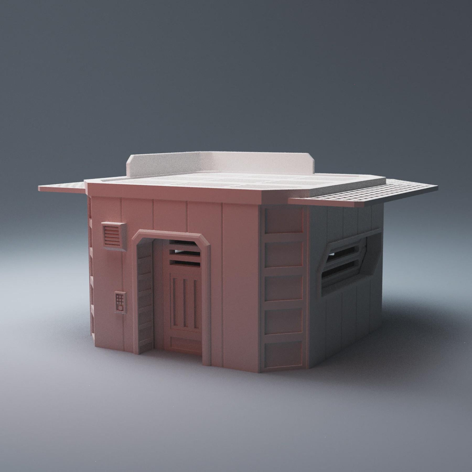 Sci-fi Command Buildings