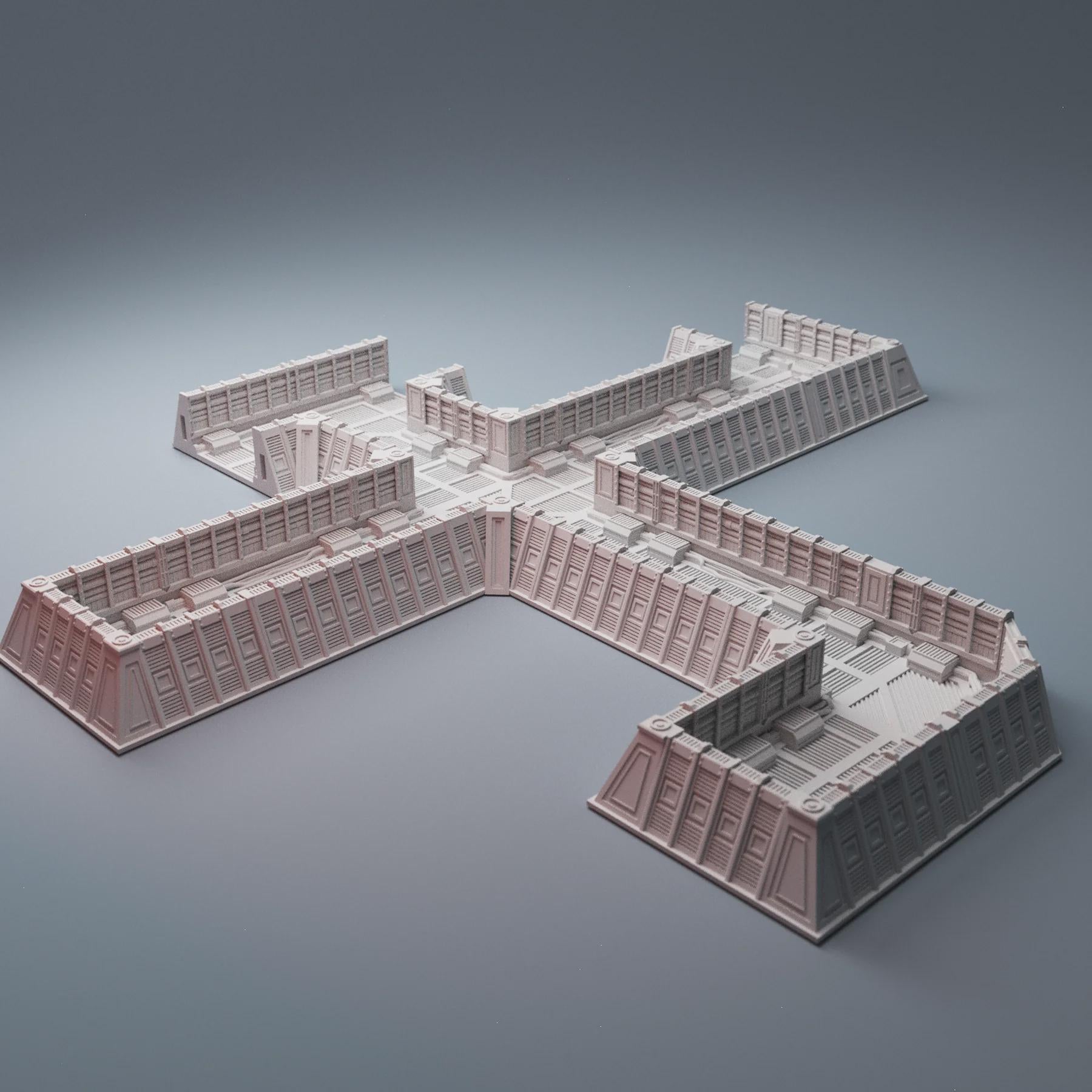 Sci-fi Command Trench Modular