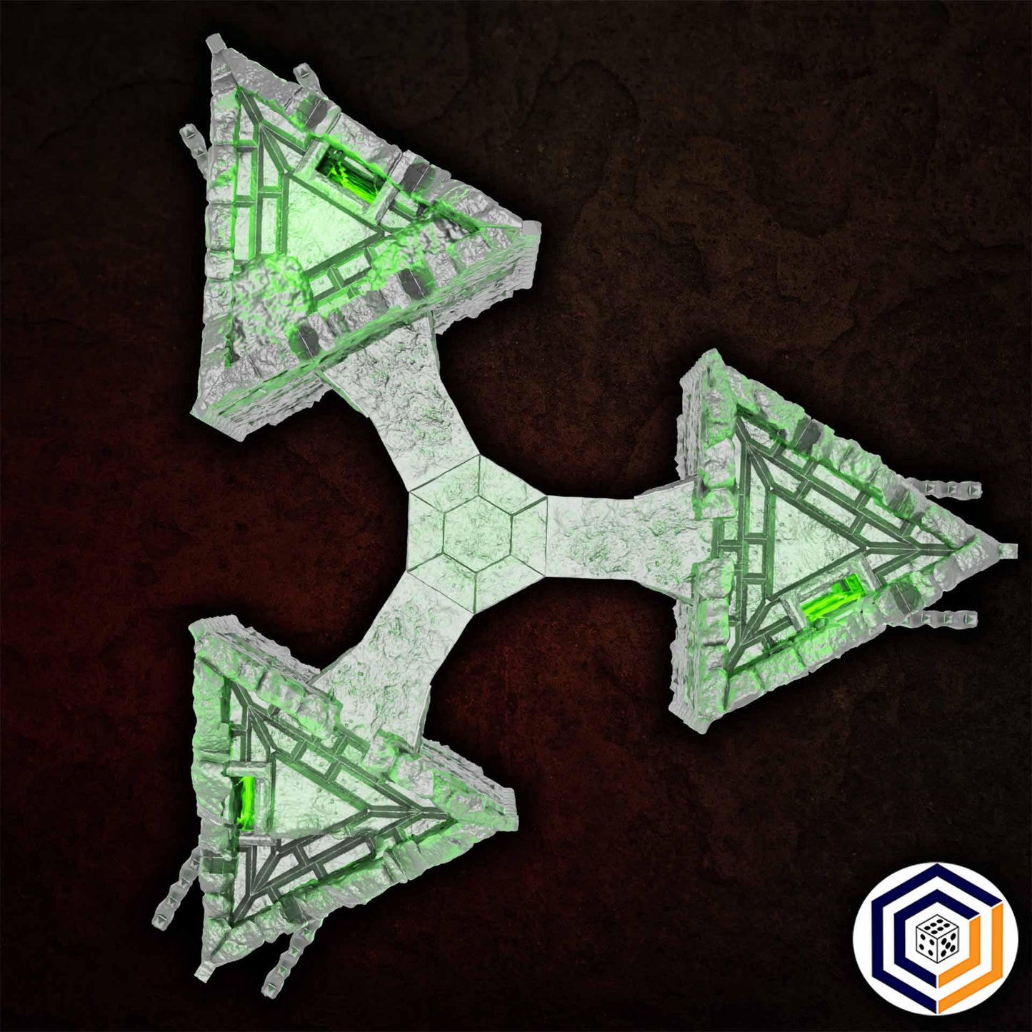 Corrupted Towers - Corrupted Castle - 3D Printed Wargaming Terrain (Conquest Creations)