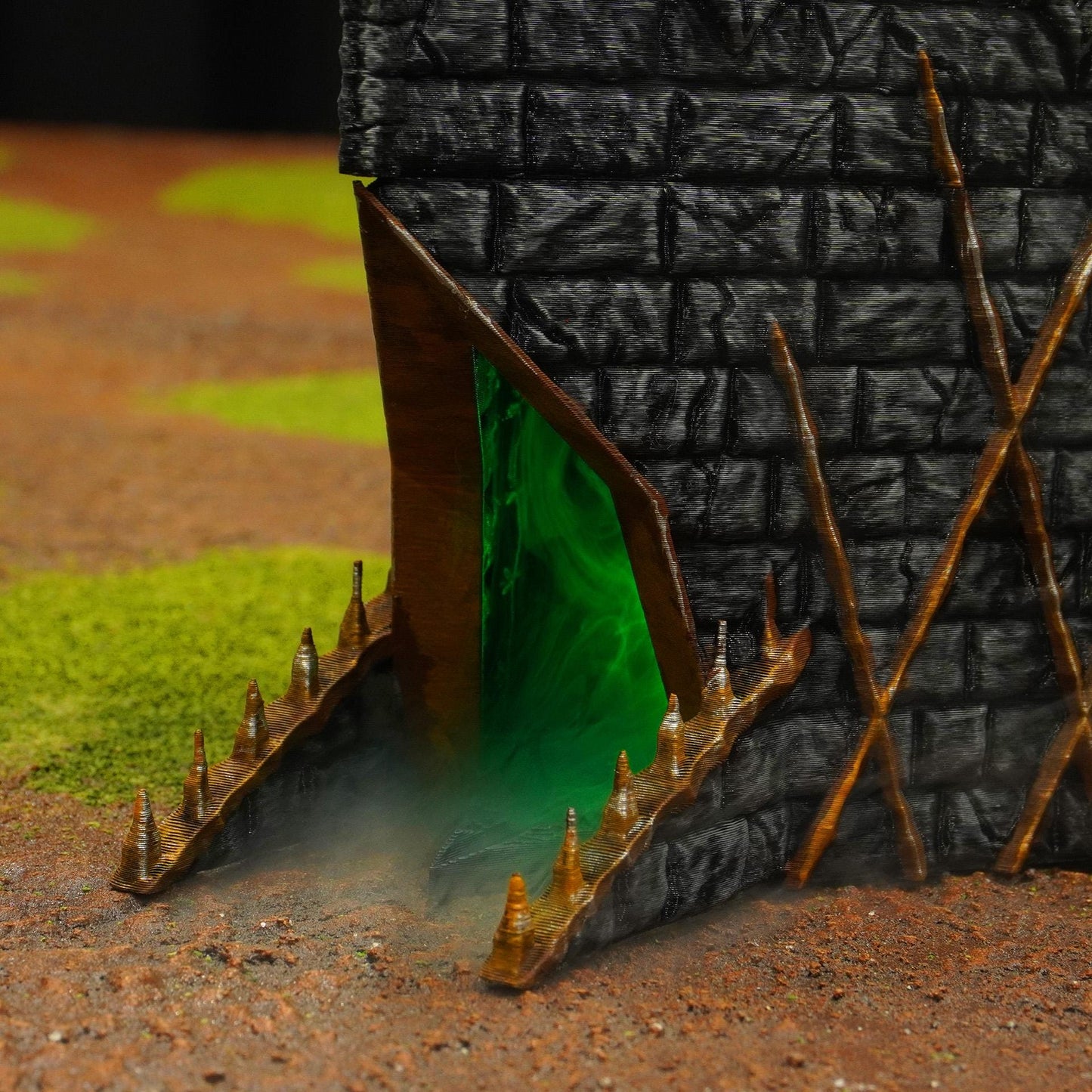 Corrupted Towers - Corrupted Castle - 3D Printed Wargaming Terrain (Conquest Creations)