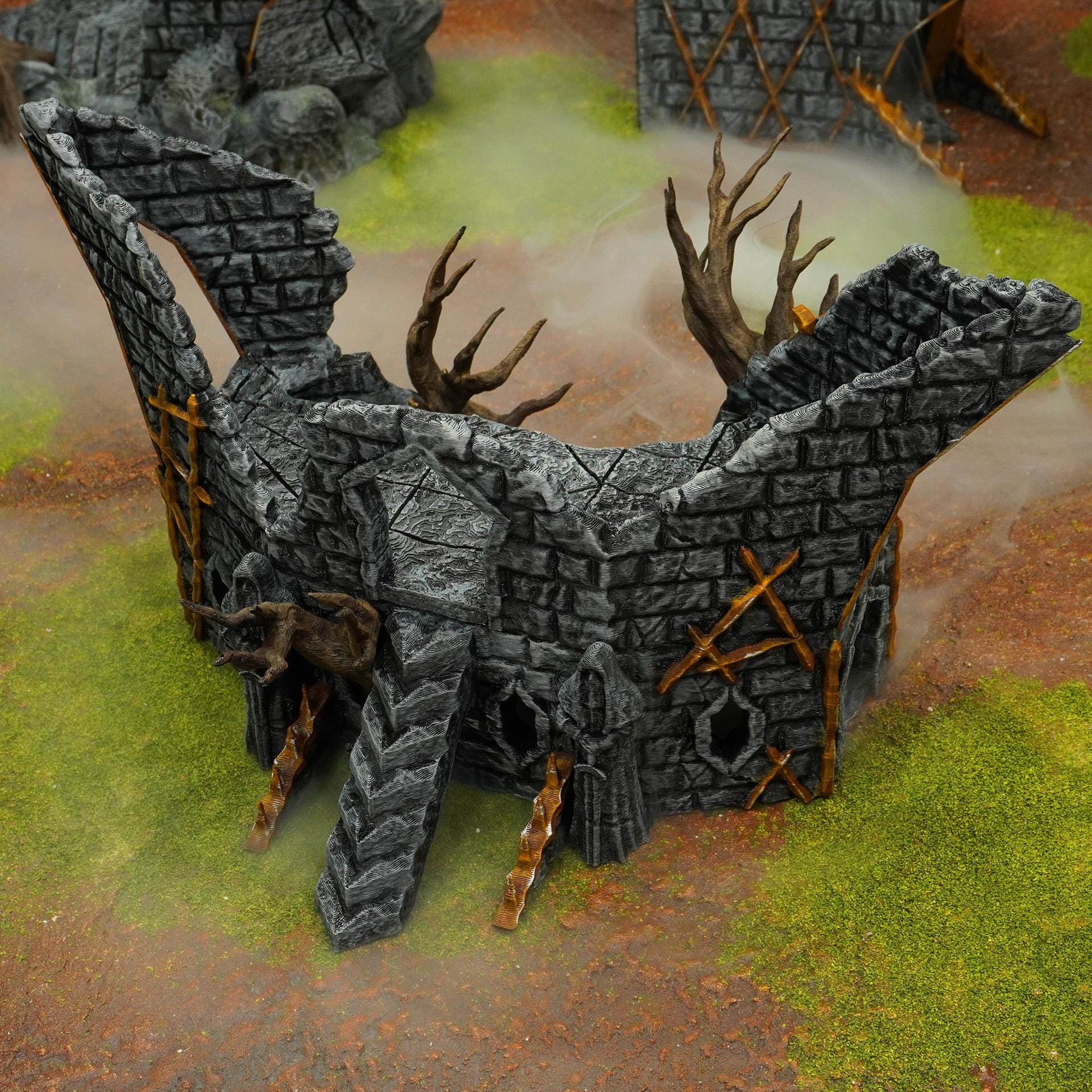 Destroyed Plaza - Corrupted Castle (Conquest Creations)