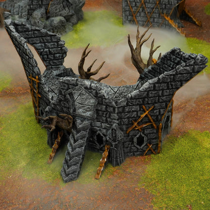 Destroyed Plaza - Corrupted Castle (Conquest Creations)