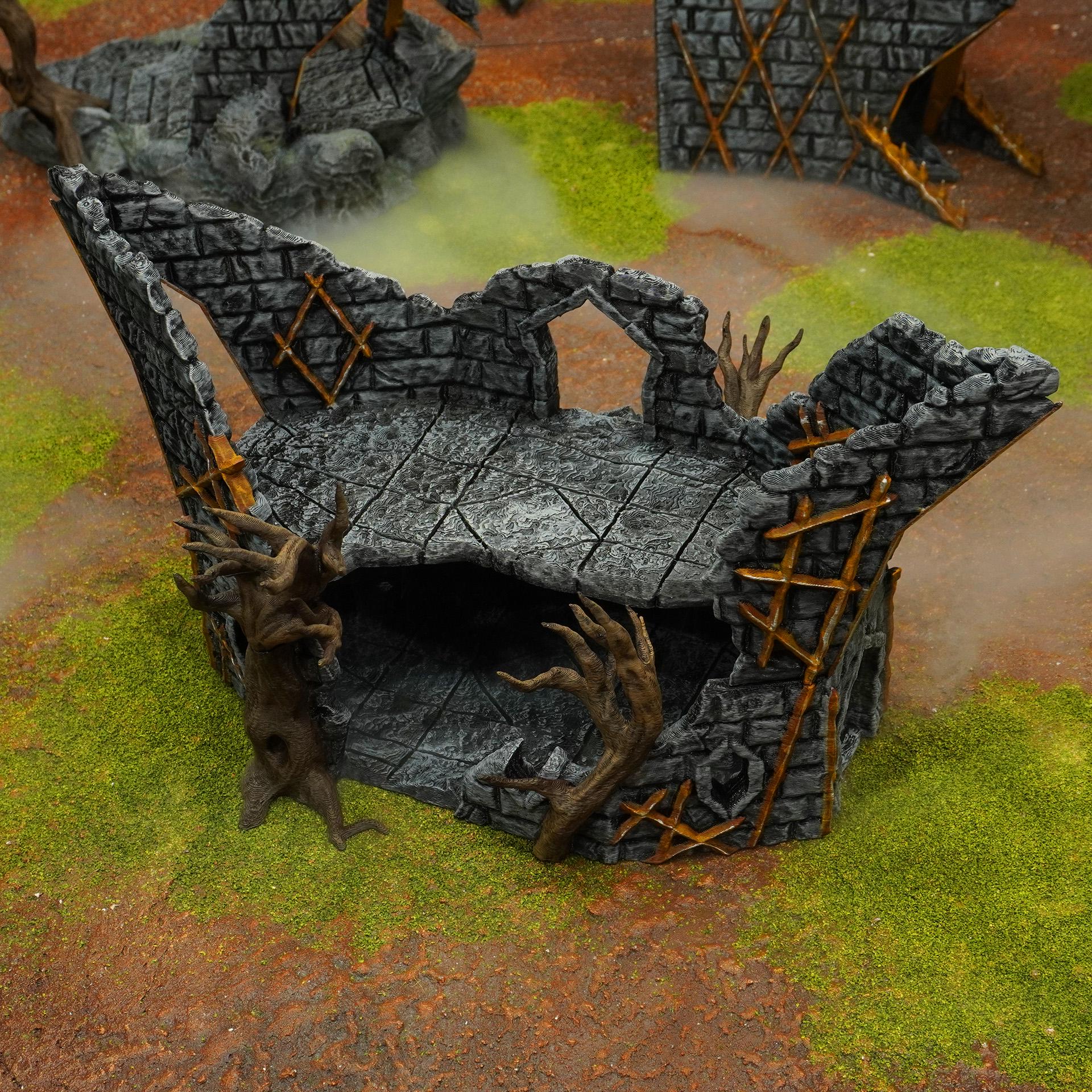 Destroyed Plaza - Corrupted Castle (Conquest Creations)