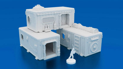 Container Hab Buildings x5