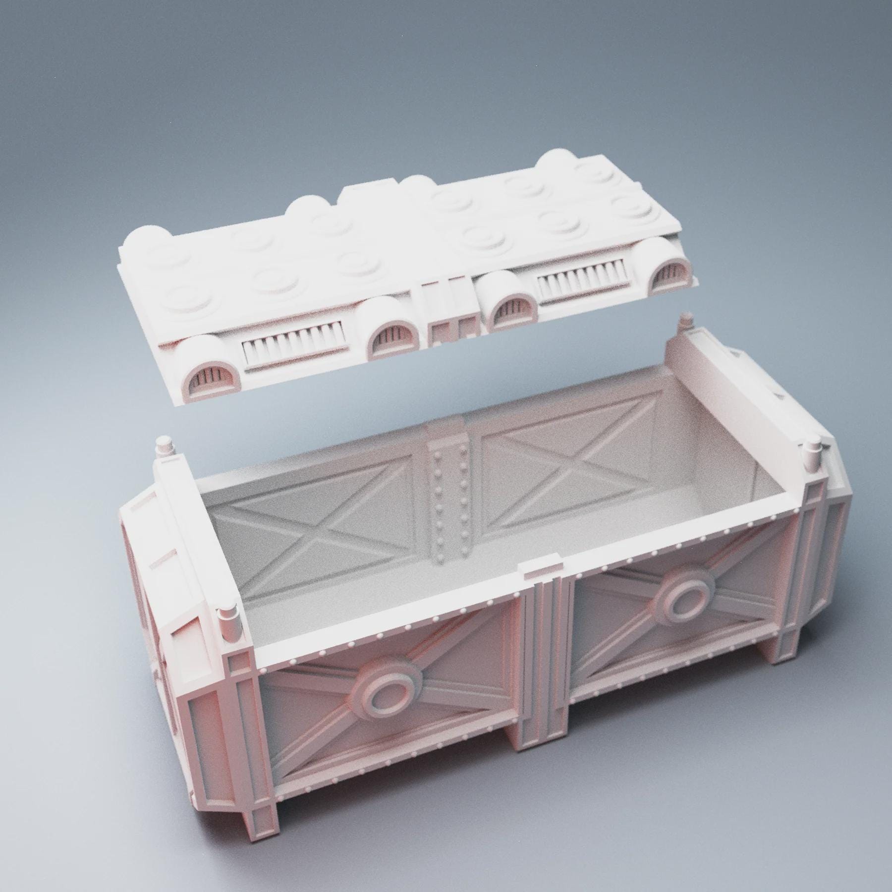 Sci-fi Shipping Containers x7