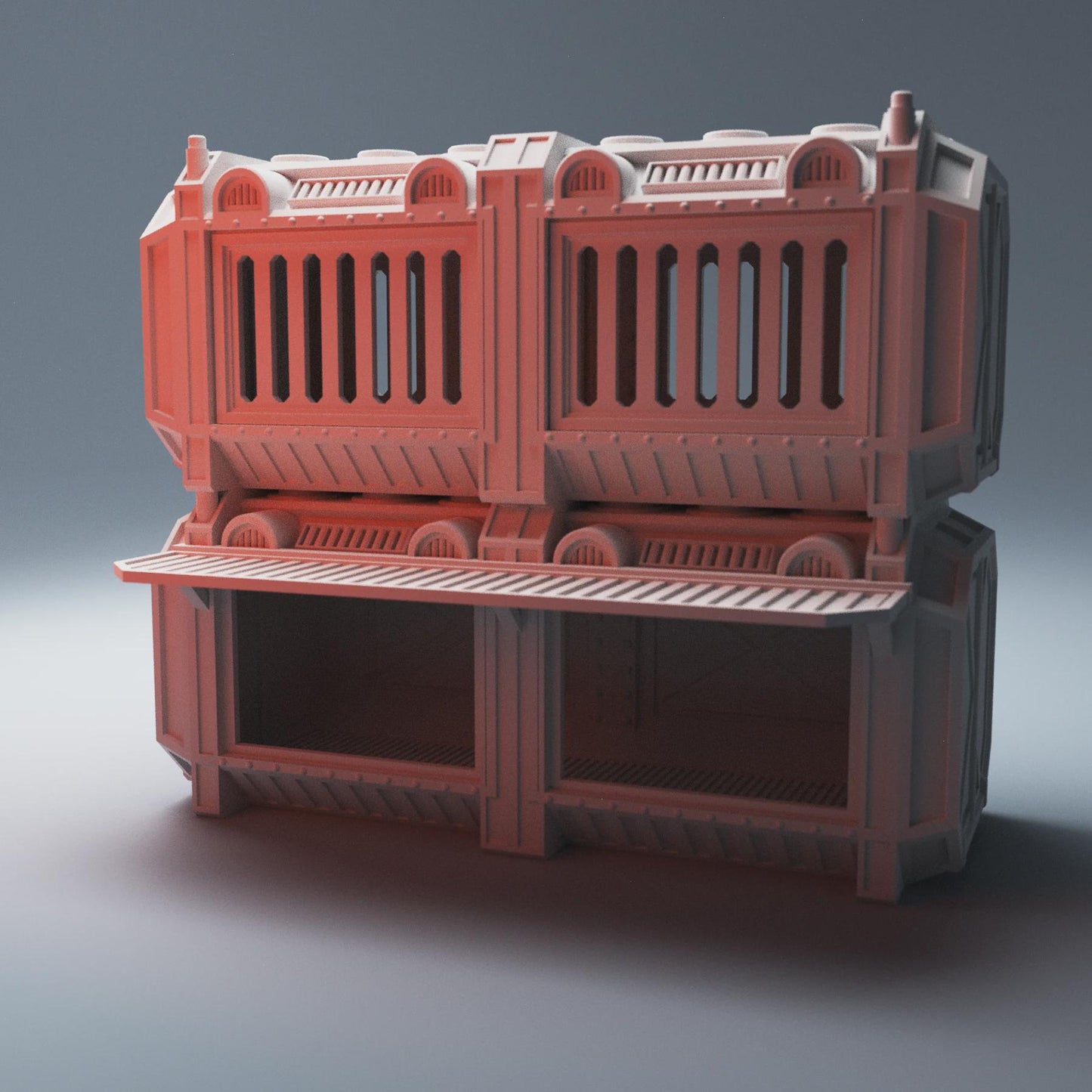 Sci-fi Shipping Containers x7
