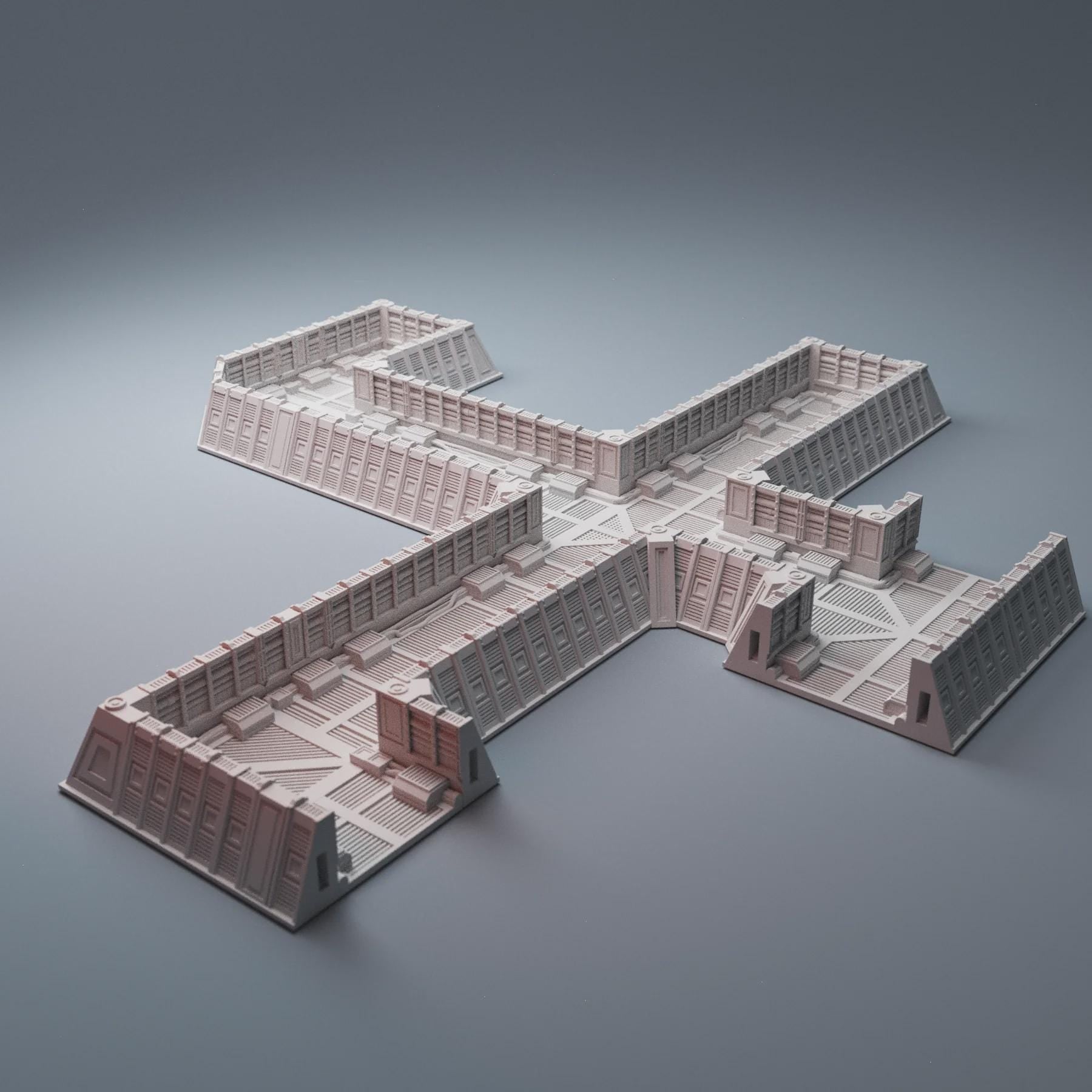 Sci-fi Command Trench Modular