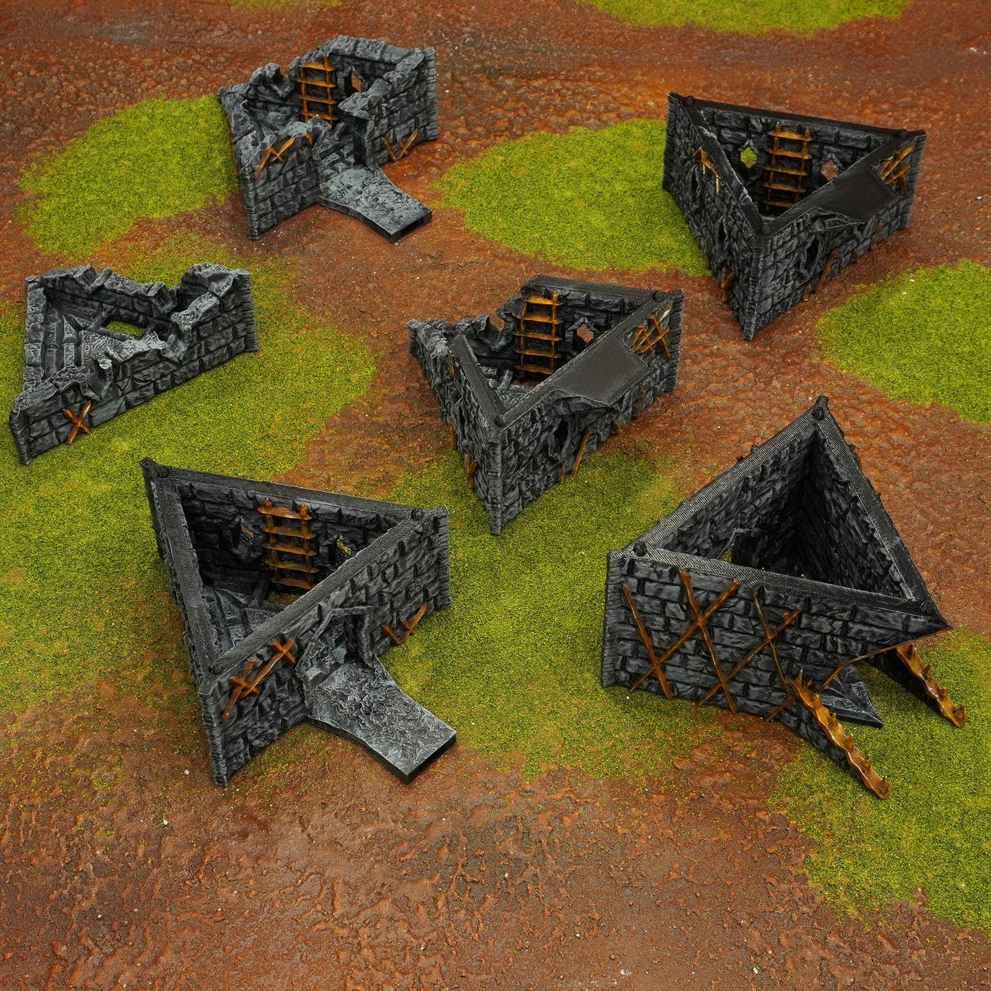 Corrupted Towers - Corrupted Castle - 3D Printed Wargaming Terrain (Conquest Creations)