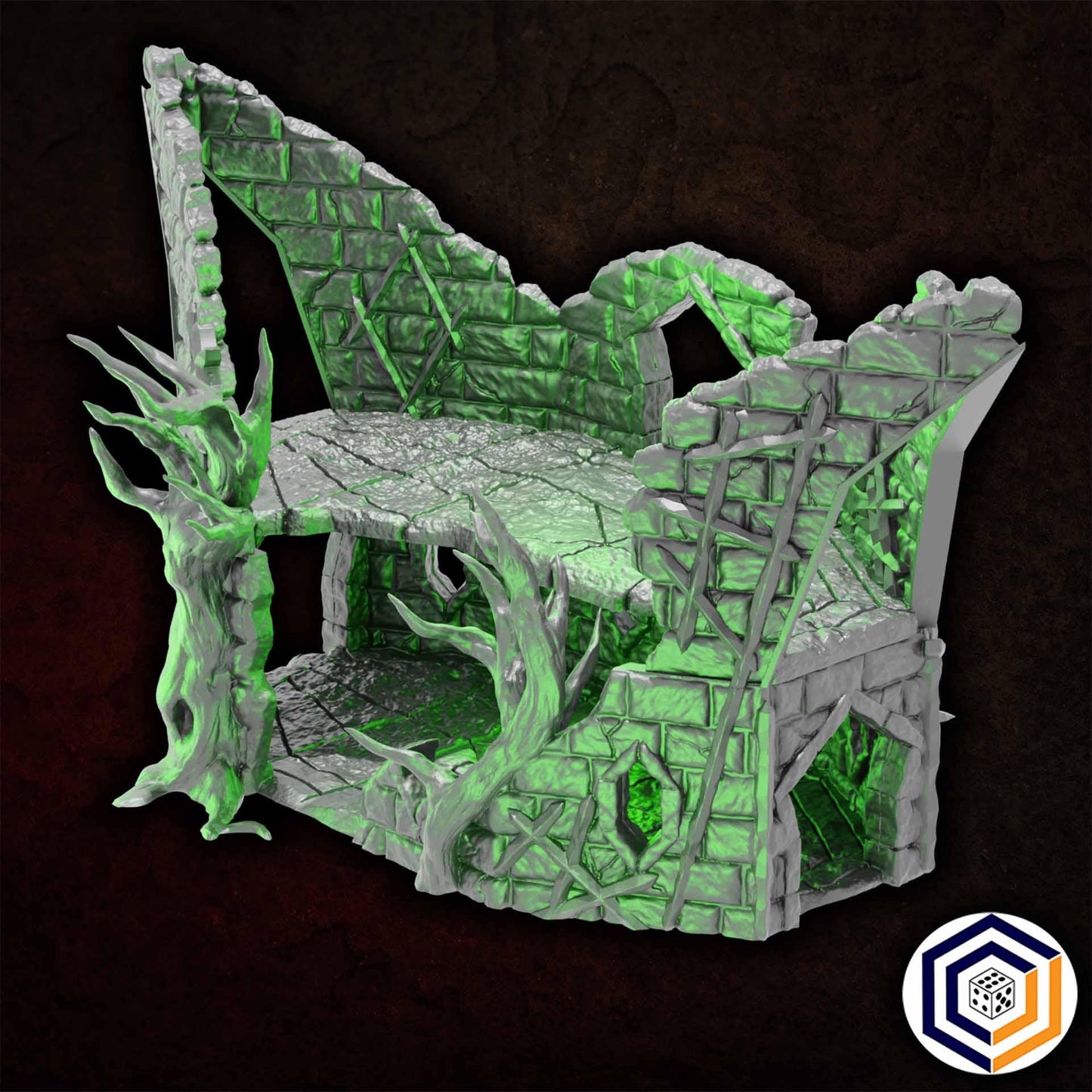 Destroyed Plaza - Corrupted Castle (Conquest Creations)