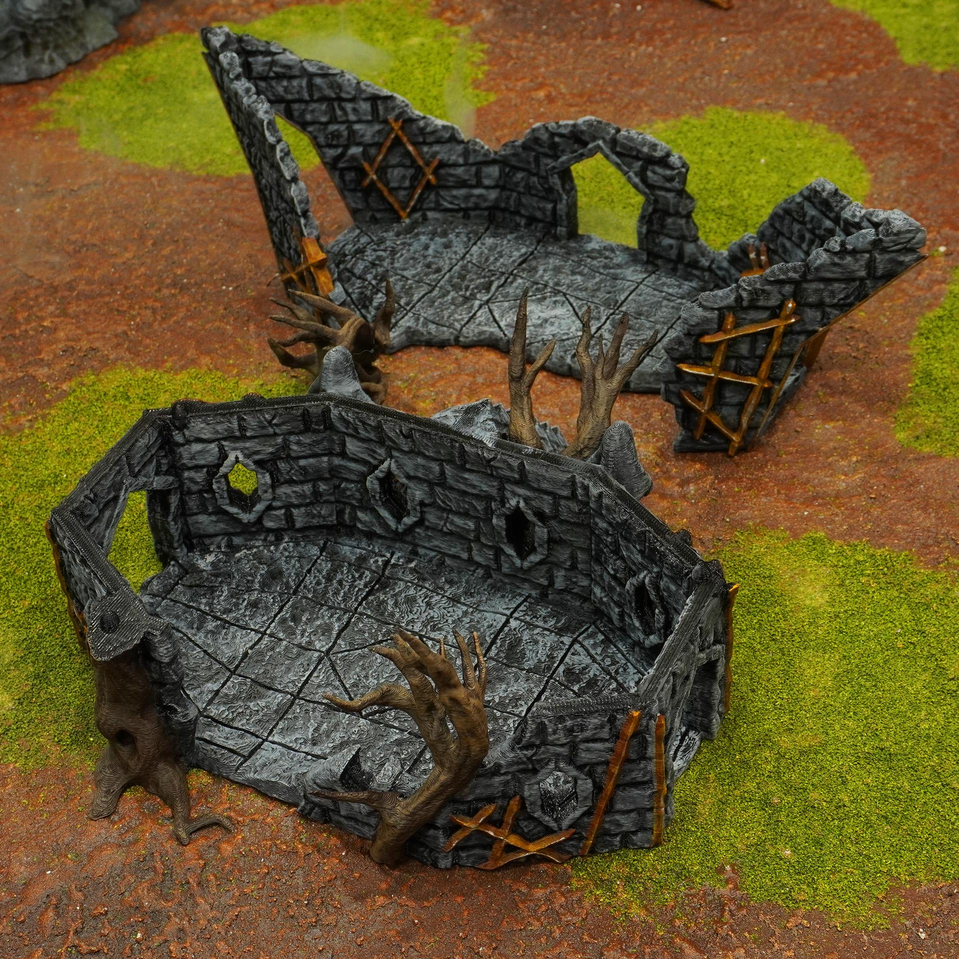 Destroyed Plaza - Corrupted Castle (Conquest Creations)