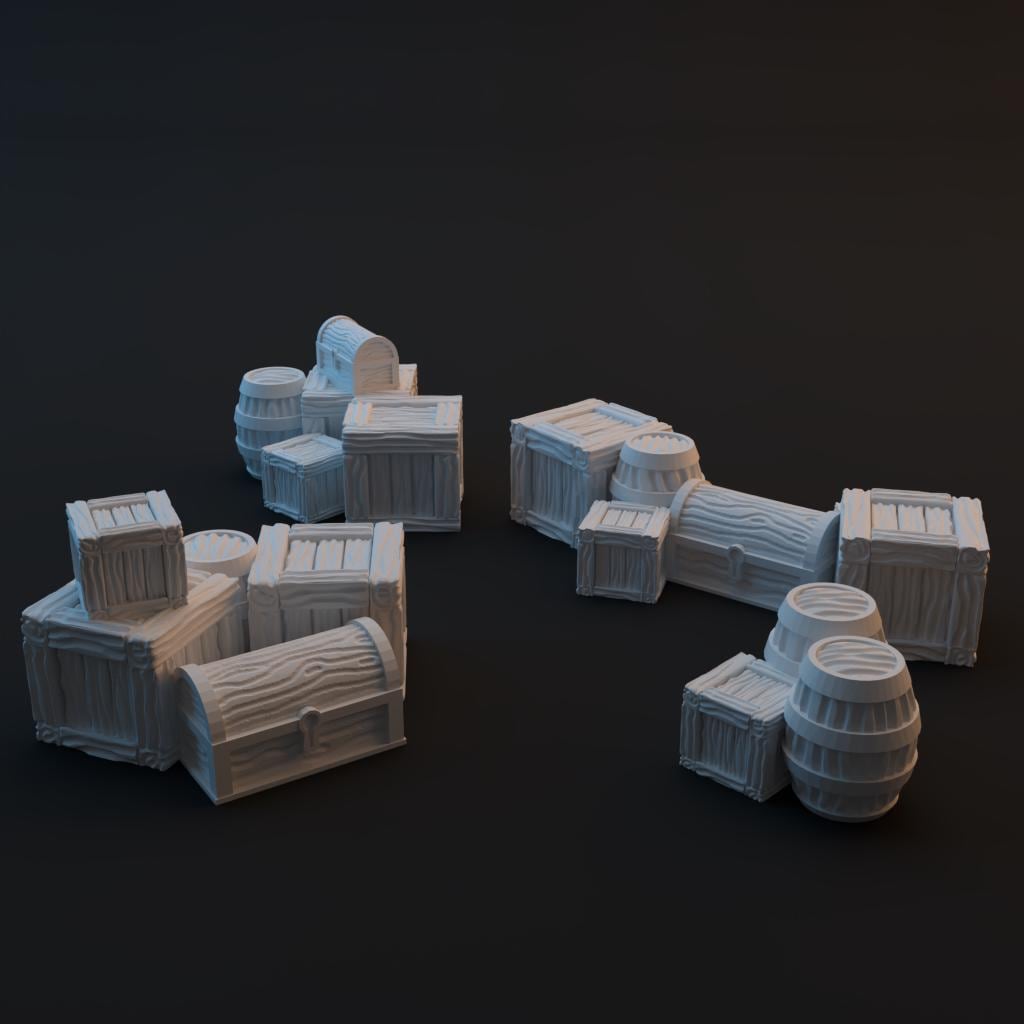 28mm Scatter - Kingdom of Tor Ithilas - 3D Printed Wargaming Terrain (Conquest Creations)