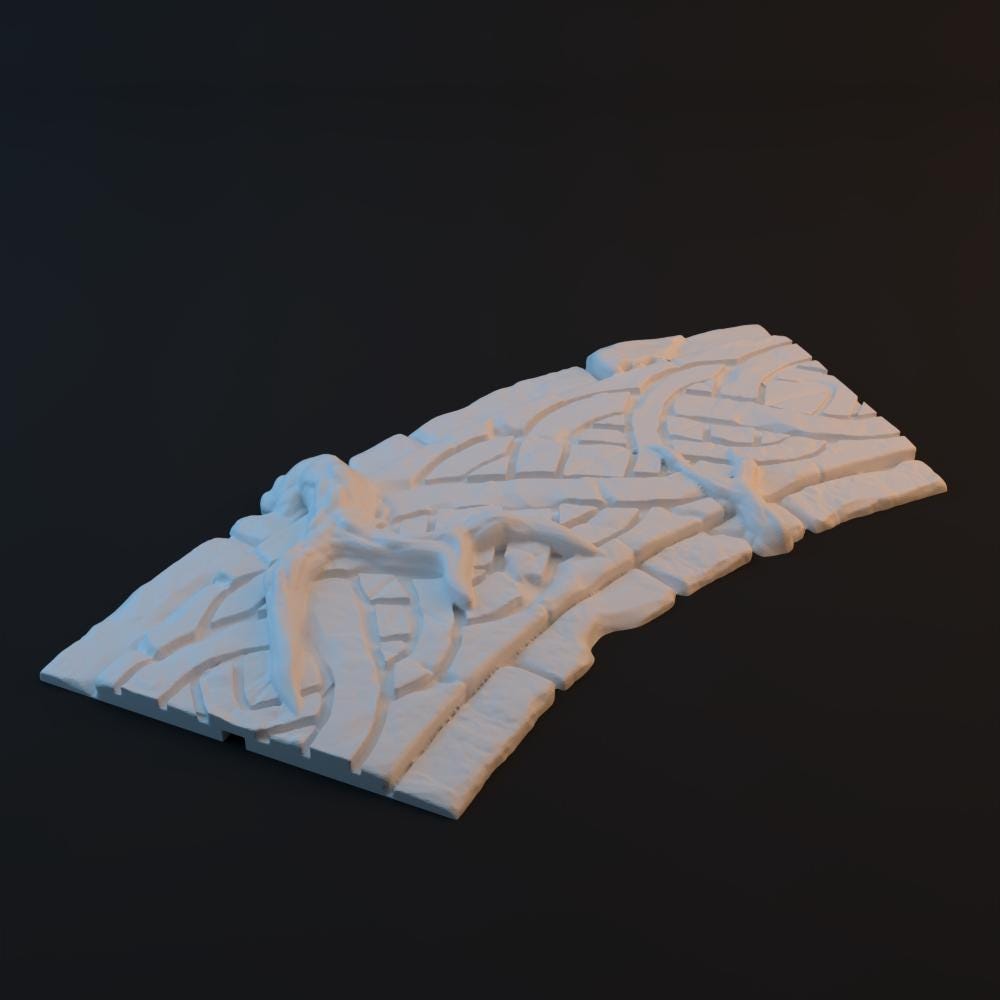 Overgrown Roads Set - Road Through Gloodwood (Conquest Creations)