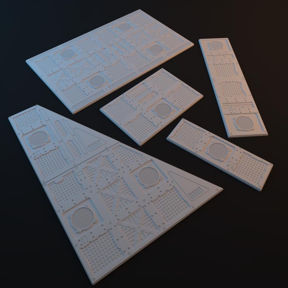 Grimfloor 11th Edition Templates / Areas (Battle Kiwi)