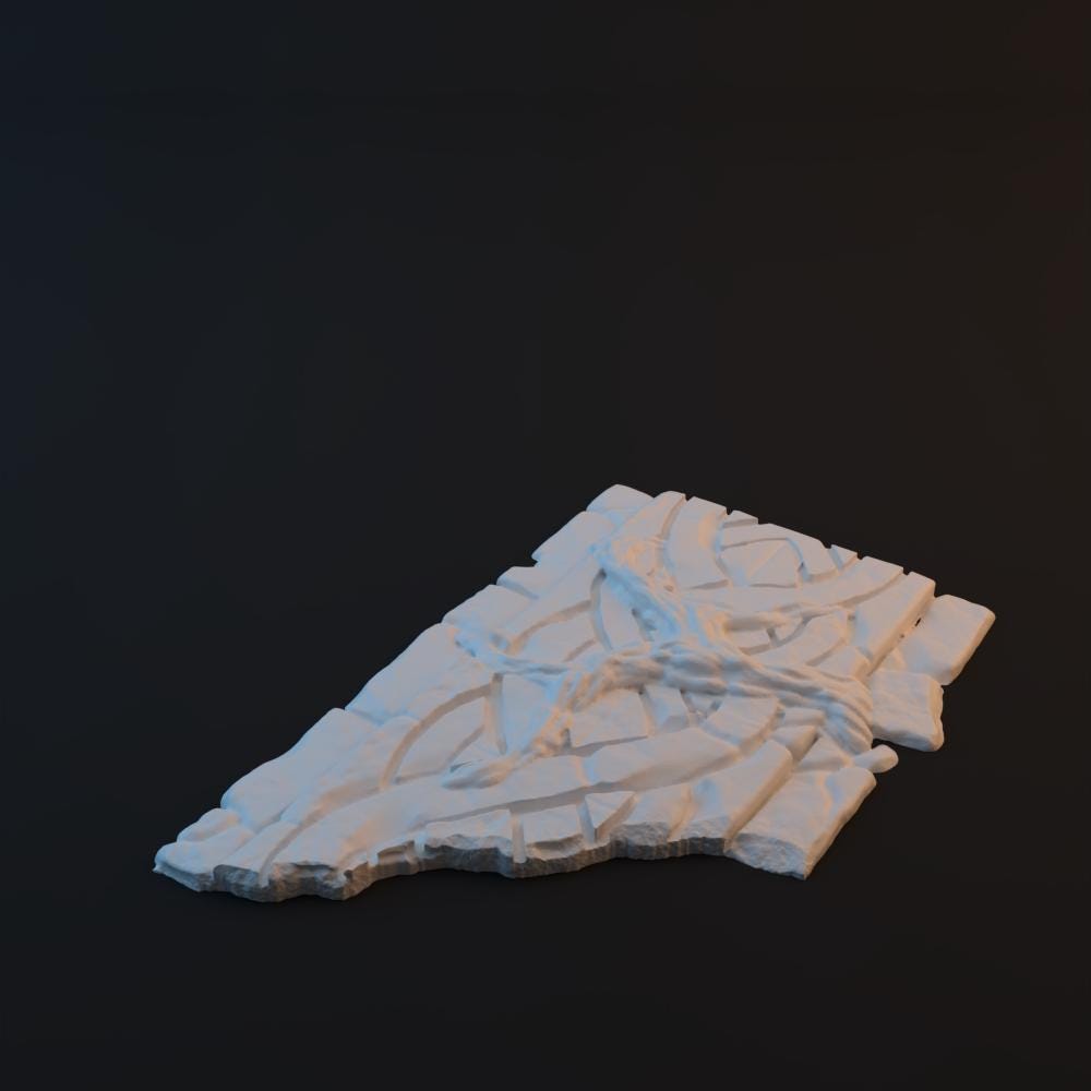 Overgrown Roads Set - Road Through Gloodwood (Conquest Creations)