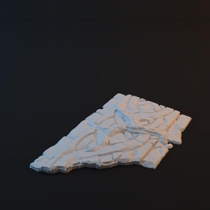 Overgrown Roads Set - Road Through Gloodwood (Conquest Creations)