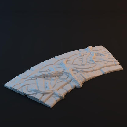 Overgrown Roads Set - Road Through Gloodwood (Conquest Creations)
