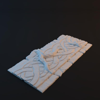 Overgrown Roads Set - Road Through Gloodwood (Conquest Creations)