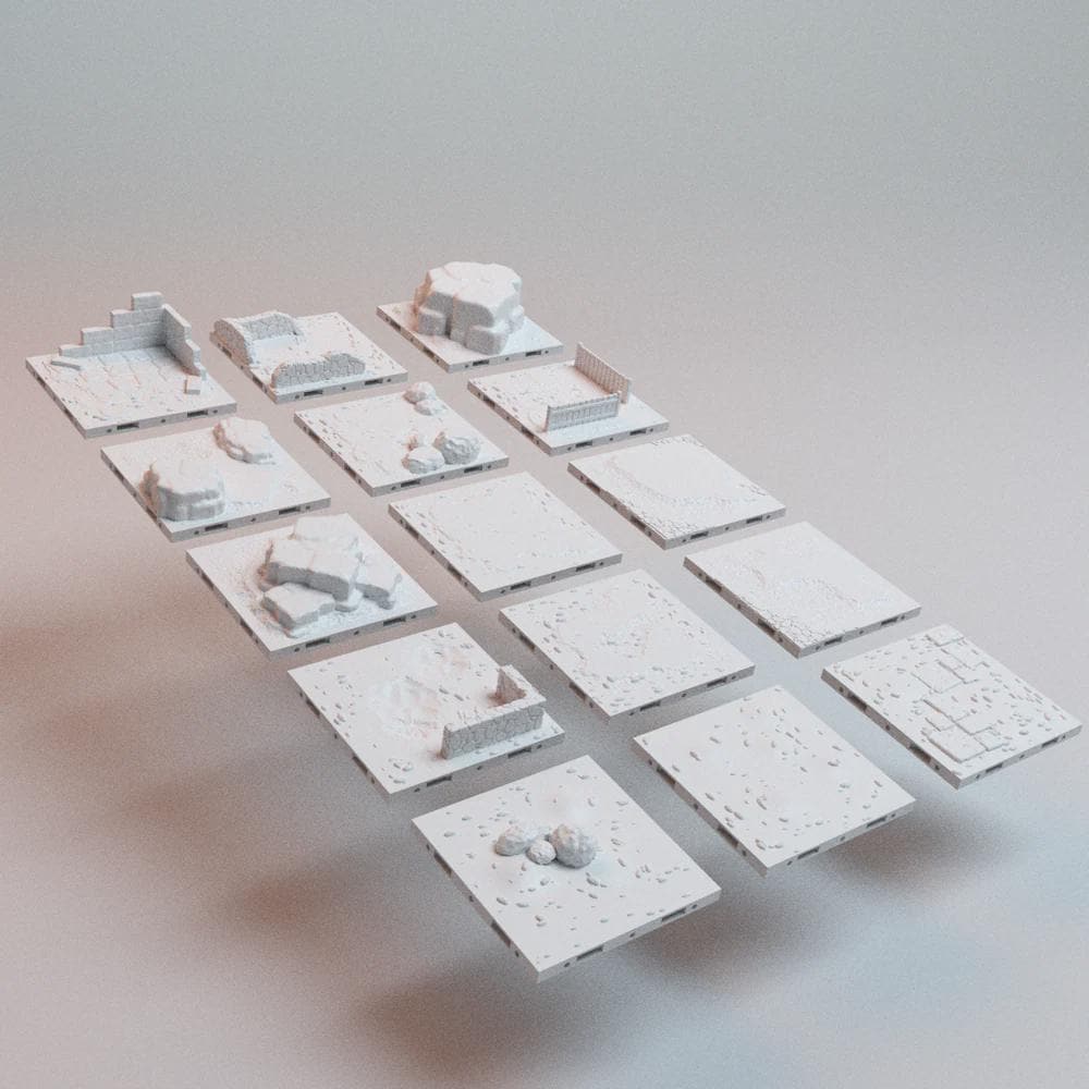 Fantasy Chivalric Clash Modular Tiles (Greathelm)