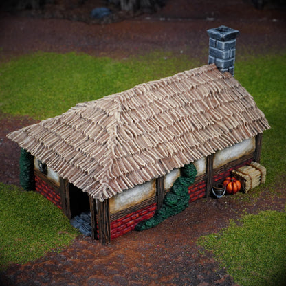 Farm House - Halfling Farmstead - Wargaming Terrain (Conquest Creations)
