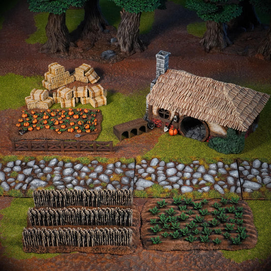 Halfling Farmstead Bundle - Wargaming Terrain (Conquest Creations)