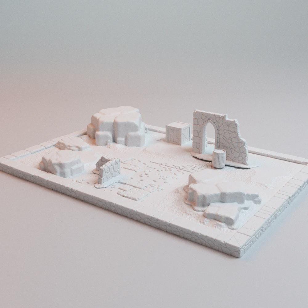Fantasy Chivalric Clash Modular Tiles (Greathelm)