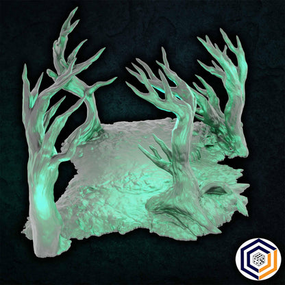 The Swamp of Death SET - 3D Printed Wargaming Terrain (Conquest Creations)