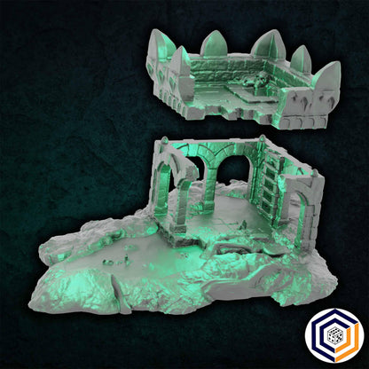 The Swamp of Death SET - 3D Printed Wargaming Terrain (Conquest Creations)