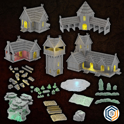 Borderlands of Saxonia Bundle - Wargaming Terrain (Conquest Creations)