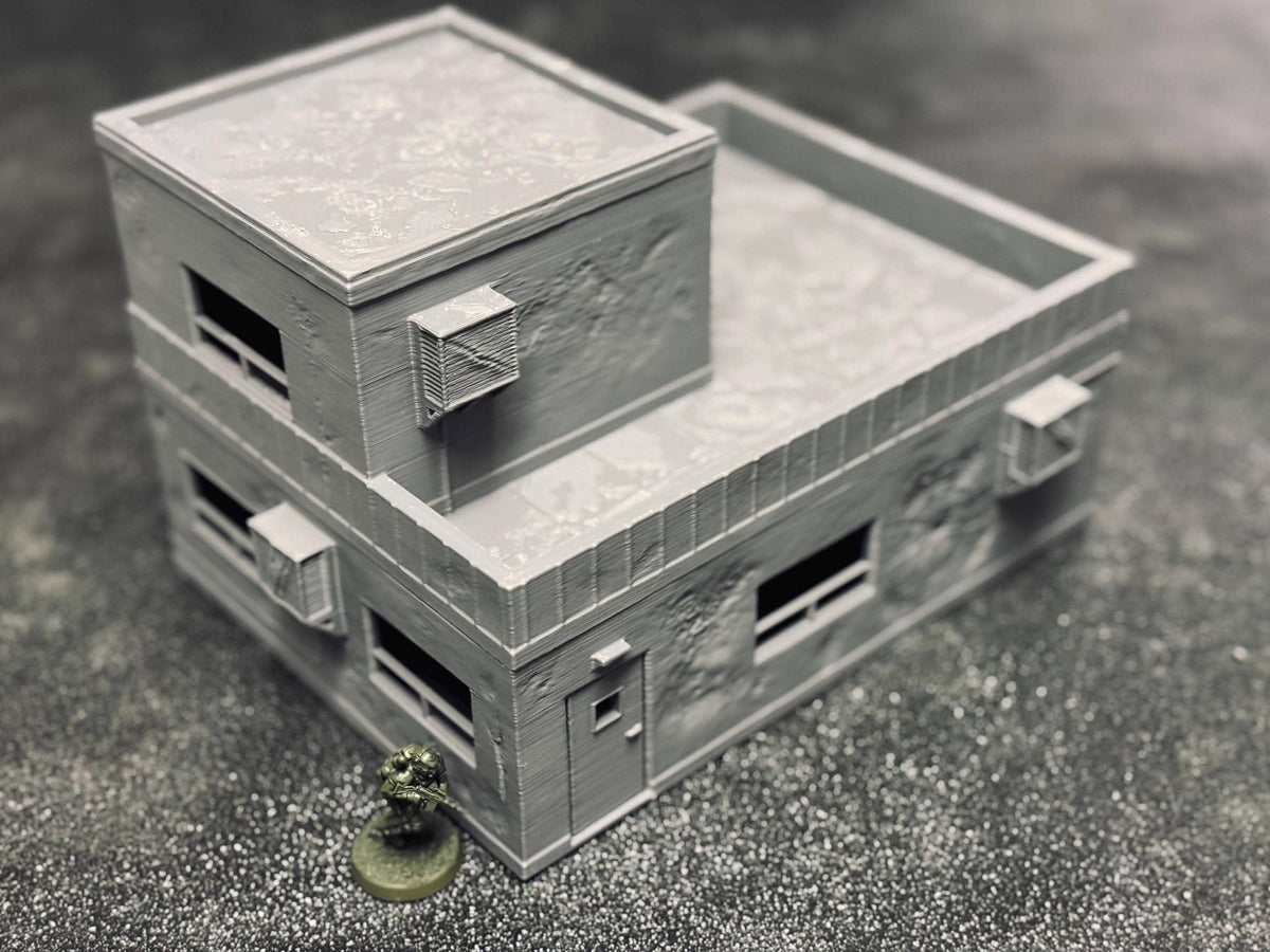 Large Concrete Building 1 The Compound: Aftermath 28-32mm