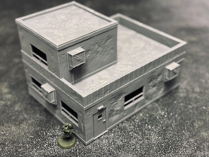 Large Concrete Building 1 The Compound: Aftermath 28-32mm