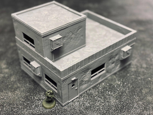 Large Concrete Building 1 The Compound: Aftermath 28-32mm