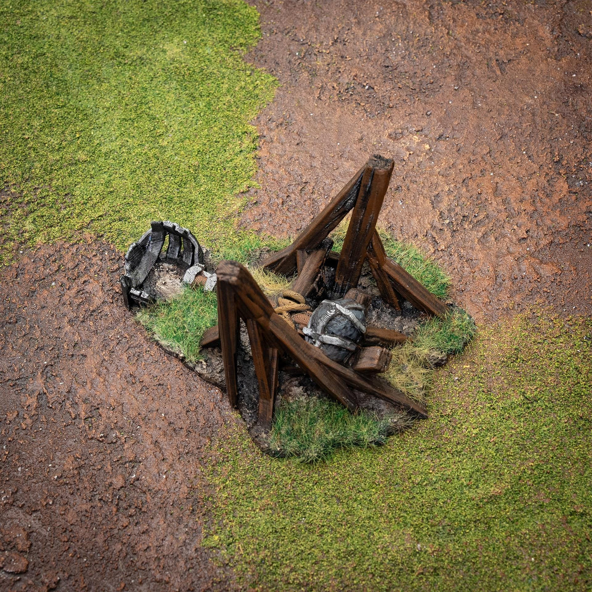 Ruined Catapult - Conquest Creations